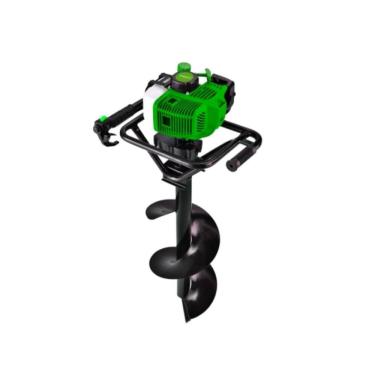 Imagem de Perfurador de Solo À Gasolina Mps-52 V3 sem Broca com Motor 2 Tempos Verde e Preto