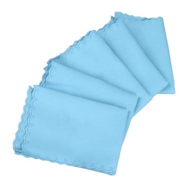 Imagem de Panos de limpeza de instrumentos, panos de limpeza de violino de algodão 5 peças, panos de limpeza de flauta reutilizáveis, panos de limpeza de violão universais para piano (Azul