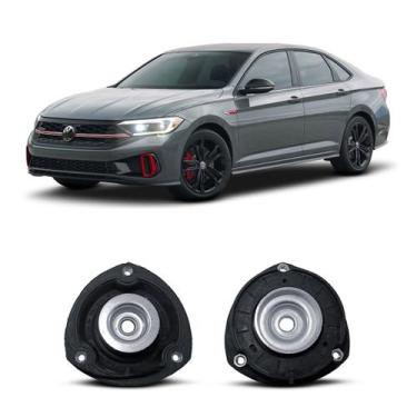 Imagem de Par Batente Coxim Suporte Do Amortecedor Dianteiro Volkswagen Jetta Gl