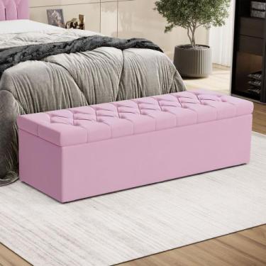 Imagem de Calçadeira Sagitarius 160 Queen Z-021 Sued Rosa Bebê Aradecor, Rosa Be