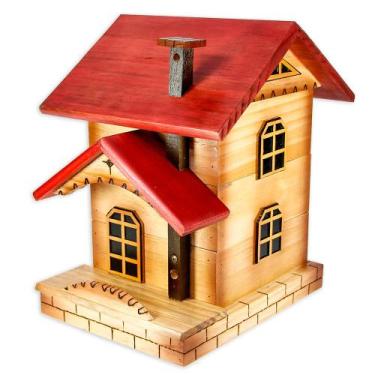 Imagem de Caixa de Abelha Sem Ferrão ASF Casinha Modelo Chalé - Jataí Mirim - De