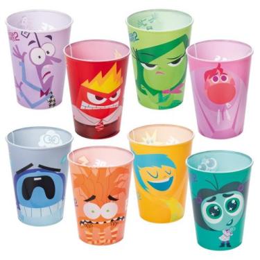 Imagem de Kit 12 Copos Infantil 320ml Divertidamente Plasútil - Sortidos