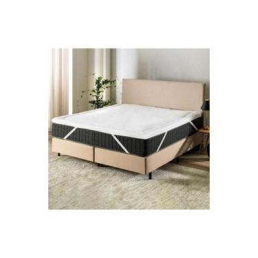 Imagem de Pillow Top Altenburg Lit Blanc 180 Fios, BRANCO, QUEENSP