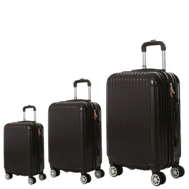 Imagem de Conjunto Mala de Viagem Bordo, Média e Grande Eagle Em Abs C/ Rodinhas