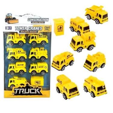 Imagem de KIt com 6 Carrinhos Construção Brinquedo Infantil Criança - toys