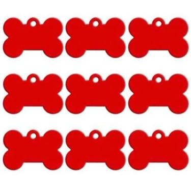 Imagem de Plaquinha de Identificação para pets e animais de estimação com gravaç