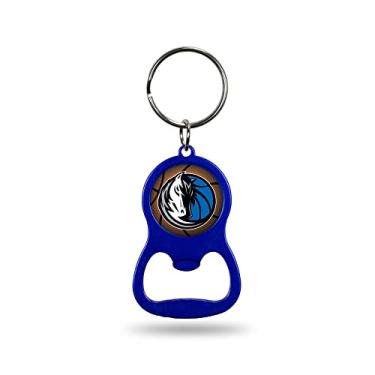 Imagem de Chaveiro colorido NBA Memphis Grizzlies NBA abridor de garrafas azul marinho, mede 3,17 cm x 9,52 cm