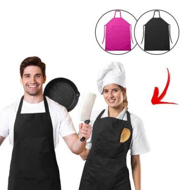 Imagem de Avental para Cozinha / Churrasco em Oxford - Artipé, Rosa, Único