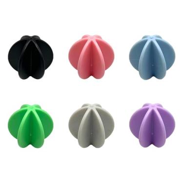 Imagem de BuRuiJi Shaker Balls 6 peças de bola de plástico para coqueteleira, copo de garrafa de bebida, bolas coloridas para coqueteleira (diâmetro: 3,8 cm)