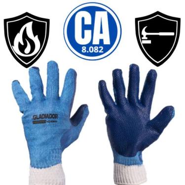 Imagem de Luva Reforçada Trabalho Pesado Proteção Epi Serviço Obra Ca Termica Re
