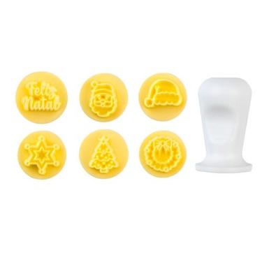 Imagem de Kit Carimbos - Natal Iluminado - 2cm  - 1 unidade - BlueStar - Rizzo