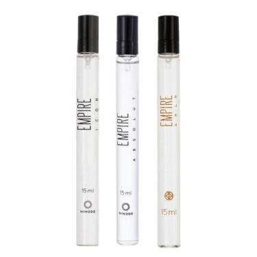 Imagem de Kit 3 Perfumes de Bolsa Pockets Empire 1 - Hinode
