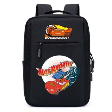 Imagem de Mochila USB Escolar Estampa Infantil Carros Notebooks, Trabalho Escola