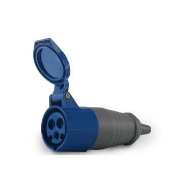 Imagem de Acoplamento (Tomada) Industrial - ACS-3256  32a 2p+t 220240Vca IP44-6H