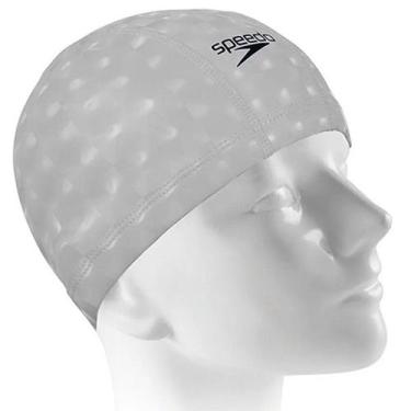 Imagem de Touca de Natação Speedo Comfort 3D CAP Impermeável Prata