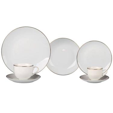 Imagem de Aparelho de jantar com 42 Peças de Porcelana Legacy Gold - L`Hermitage