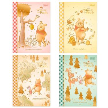 Imagem de Caderno Pooh Capa Dura C/ 80 Folhas Formato 176mm x 239mm Papel 63g/m² Material Escolar 1UN