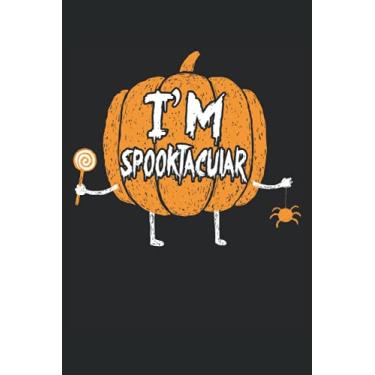 Imagem de I´m spooktacular Halloween Notebook dotgrid 6x9" DIN A5: Your perfect journal, diary or blog planner in 6" x 9" DIN A5 dotgrid