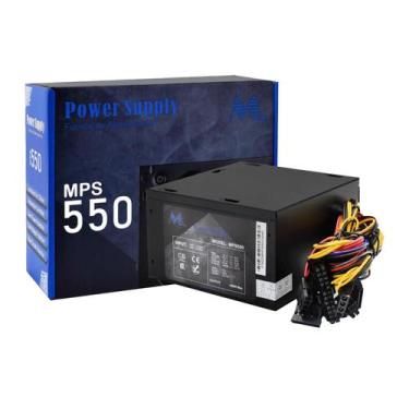 Imagem de Fonte Mtek Mps550 550w / Atx / Não Modular, Preto