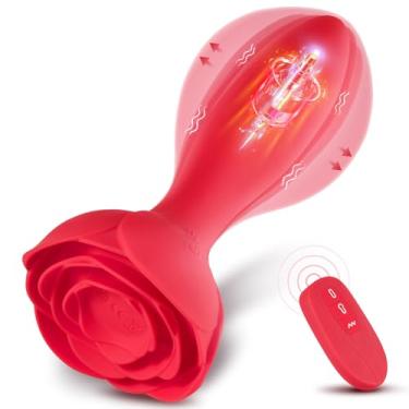Imagem de Inflatable Vibrating Butt Plug for Adults - Anal Plug Sex Toys Remote Control Anal Vibrator with Automatic Inflation and 10 Vibrating Modes for Man Woman Male Pleasure Prostate Massager