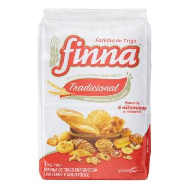 Imagem de Farinha De Trigo Tipo 1 Finna Pacote 1kg - NoBrand