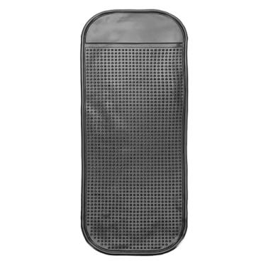 Imagem de HARFINGTON Tapete antiderrapante para painel de carro 20,32 cm x 7,6 cm almofada adesiva universal lavável reutilizável para carro antiderrapante tapetes para chaves de telefone óculos de sol