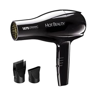 Imagem de Hot Beauty Secador de cabelo 1875 Ceramic Styler com 2 acessórios HBD01N