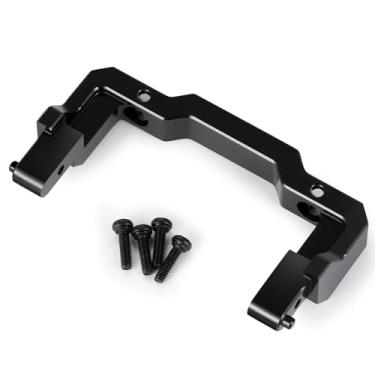 Imagem de JGGZONE Aluminum Alloy RC Front Bumper Mount Plate for 1/24 Axial SCX24 Base Camp Upgrade 1/24th RC Crawler Car CNC Machined Aluminum Front Bumper Mount Front Bumper Bracket