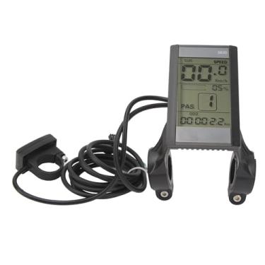 Imagem de Qanyegn Electric Bike LCD Display Medidor, Medidor de conversão de lítio de bicicleta, 24V 36V 48V Prova de água 22.2mm S830 LCD Display para acessórios de modificação