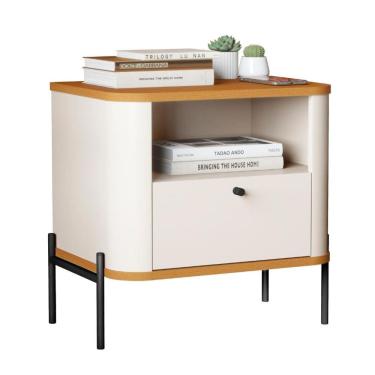 Imagem de Mesa de Cabeceira Tucupí Slim Off Nature Preto JB Bechara