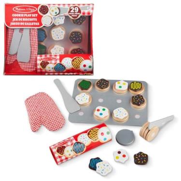 Imagem de SUNNY, Melissa & Doug, Comidinha de Brinquedo Madeira Cookies 29 peças, Acima de 3 anos