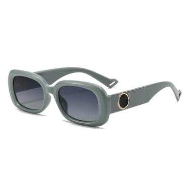 Imagem de Óculos de sol femininos Senior Sense, rosto fino, protetor solar Uv400 (cinza azul)