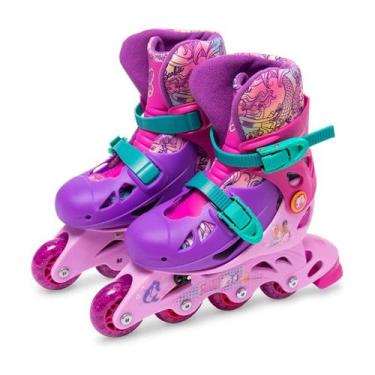 Imagem de Patins Barbie Ajustável 29 a 32 Com Acessórios F0010-7 Fun, Rosa, 29-3