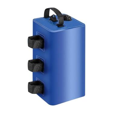Imagem de Vaveren Saco de água de água de peso de água de dossel portátil de água pesada tenda pesos de pesos saco para pernas de toldo praia de atividades ao ar livre, 20 L, Azul