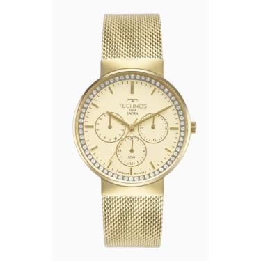 Imagem de Relógio Technos 6P29Alw/1D 6P29Alw 1D Dourado Aço 6P29