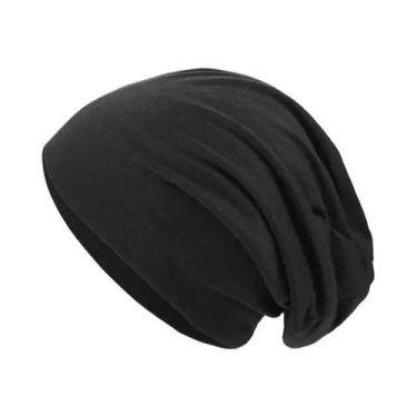 Imagem de Gorro Skullie De Crochê De Cor Sólida Masculino E Feminino Para Outono