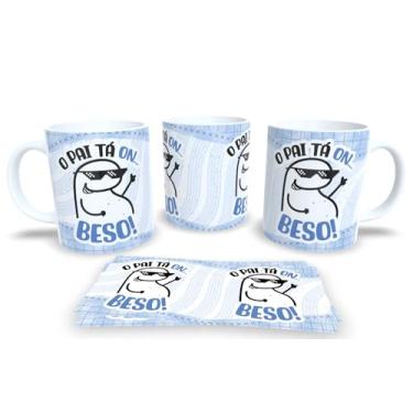 Imagem de Caneca Pai Te Amo – Com Frases Divertidas | Presente Criativo Dia dos Pais P30 (O pai tá on beso)