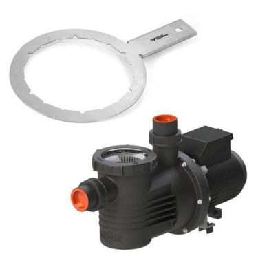 Imagem de Chave Tampa Pré-Filtro- Bomba Piscina Aço - Dancor 18 Dentes - Maxx Di