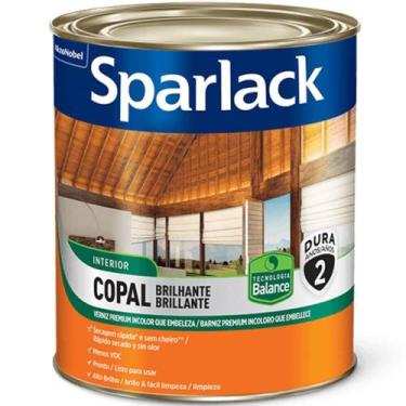 Imagem de Verniz Sparlack Copal Brilhante Para MadeiraTransparente 900ml - SPARL