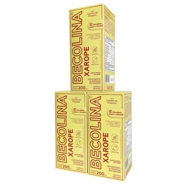 Imagem de Kit 3x Becolina Xarope Natural para Tosse 200ml - Expectorante para Gripe