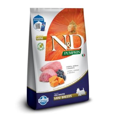 Imagem de N&D Pumpkin Ração para Cães Adultos Carnes Nobres Cordeiro de Raças Pequenas 10,1kg