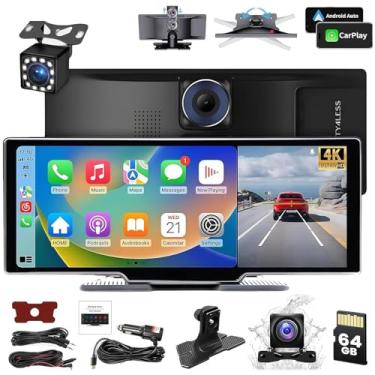 Imagem de Modelo Cartablet Pro 2025, 2025, tablet veicular com câmera frontal e traseira, controle de navegação/voz, link espelhado, Bluetooth, navegação GPS, AUX/FM