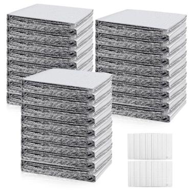 Imagem de Folha de isolamento de bolha reflexiva 6 mm de espessura dupla bolha de alumínio escudo de painéis de isolamento de porta de garagem kit barreira radiante para janelas RV telhado parede do sótão (24IN