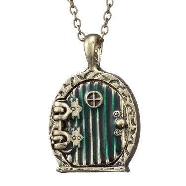 Imagem de sunglnl Colar vintage masculino, pingente de medalhão dobrável, monóculo, significado comemorativo, estilo metálico, joia presente, 50cm/20.47inch, Liga de aço, Sem Pedra Preciosa