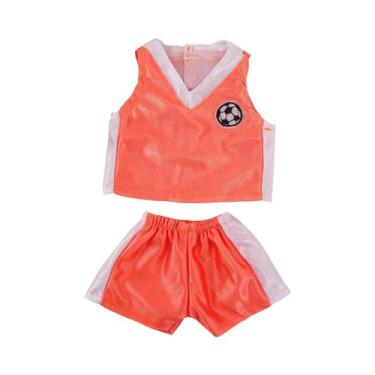 Imagem de 18 Polegada Americano Bebê Menina Boneca Futebol Tênis Sapatos 43cm Re