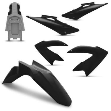 Imagem de Kit Carenagem 4 Peças Pro Tork NXR 150 Bros 2009 Até 2011, PRETO 2009 