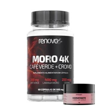 Imagem de Extrato de Laranja Moro 4K Café Verde Cromo Renova Be, Hidratante Labi