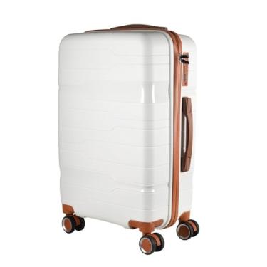 Imagem de Mala Grande 32KG Polipropileno Inquebrável Tóquio (Branca)