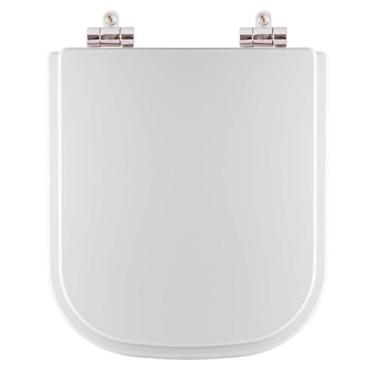 Imagem de Assento Sanitário Poliéster Antibacteriano Soft Close Stillo Branco para vaso Docol