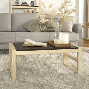 Imagem de Mesa de Centro Retangular Madeira Maciça Guará Yescasa